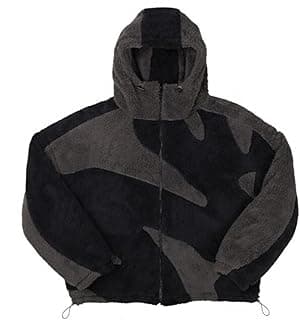 Y2K Patchwork Fleece Hoodie