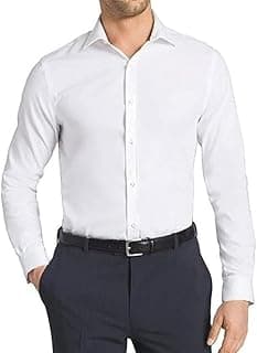 Slim Fit Long Sleeve Dress Shirt for Men
