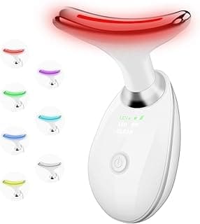 Facial Massager with 7 Color LED Light Therapy