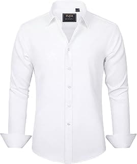 Solid Long Sleeve Stretch Dress Shirt