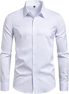 Mens Slim Fit Dress Shirt