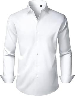Men's Stretch Business Dress Shirt