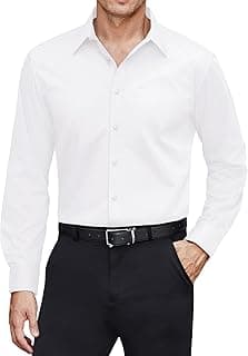 Stretch Stain Shield Long Sleeve Dress Shirt