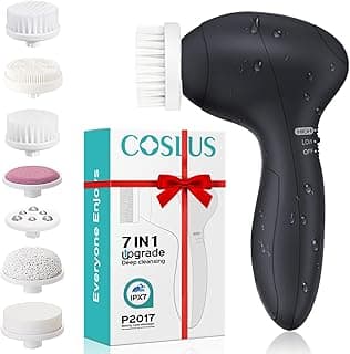 COSLUS Facial Cleansing Brush Silicone Face Scrubber