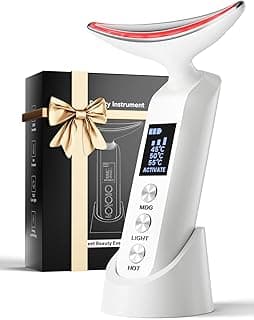 Face Massager with Red Light Therapy