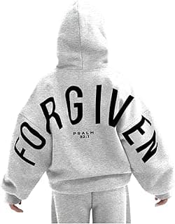 Forgiven Graphic Hoodie Oversized Sweatshirt