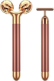 Golden Pulse 24k Beauty Bar 2-in-1 Facial Massager