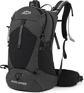 INOXTO Hiking Backpack with Water Bladder and Rain Cover