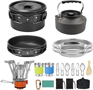 Camping Cookware Set with Accessories