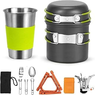 Camping Cookware Backpacking Stove Set