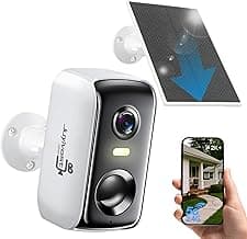 Wireless Outdoor Security Camera with AI Motion Detection