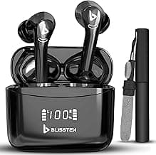 Black Wireless Earbuds with Touch Control