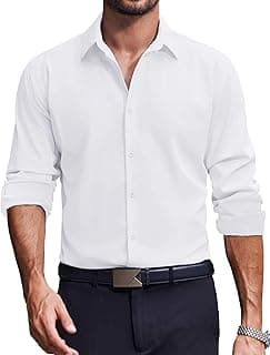 Men's Long Sleeve Casual Dress Shirt