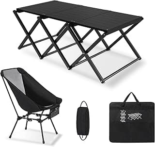 Aluminum Camping Table and Chairs Set
