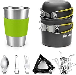 Odoland Camping Cookware Set