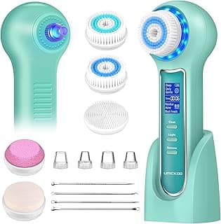 LCD Facial Scrubber and Cleansing Brush