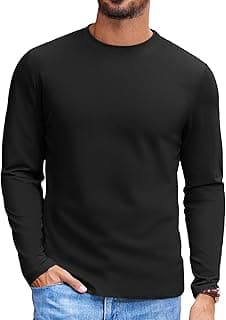 Stretch Crew Neck Thermal Men's Tee