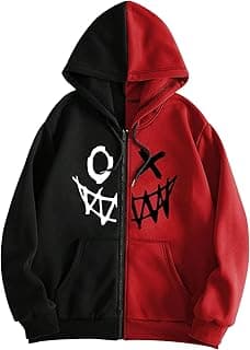 Men's Graphic Zip Up Hoodie