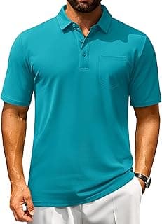 Cotton Pique Men's Polo Shirt with Pocket