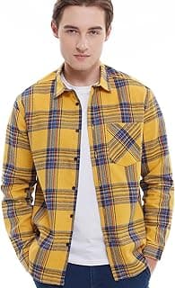 Men's Plaid Flannel Regular Fit Shirt