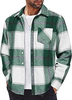 Men's Flannel Plaid Shirt