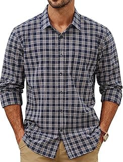 Men's Plaid Button Down Shirt