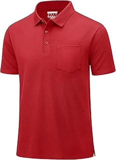 Cotton Polo Shirts with Pocket