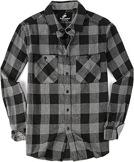 Flannel Long Sleeve Button-Up Shirt